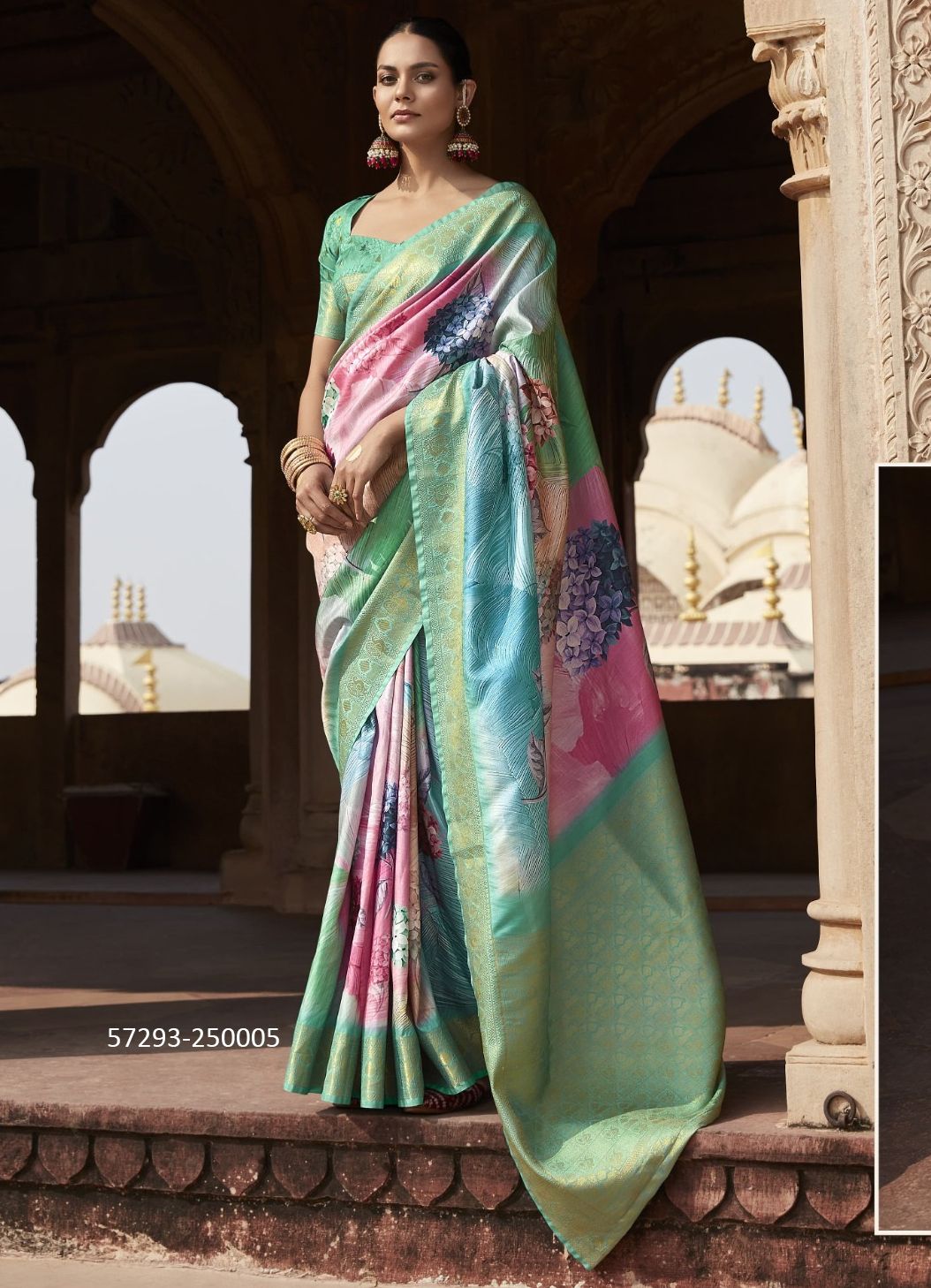KAVYA SILK - Catalog # 57293 (Set of 8 Sarees) by Brand STROLLAY ®