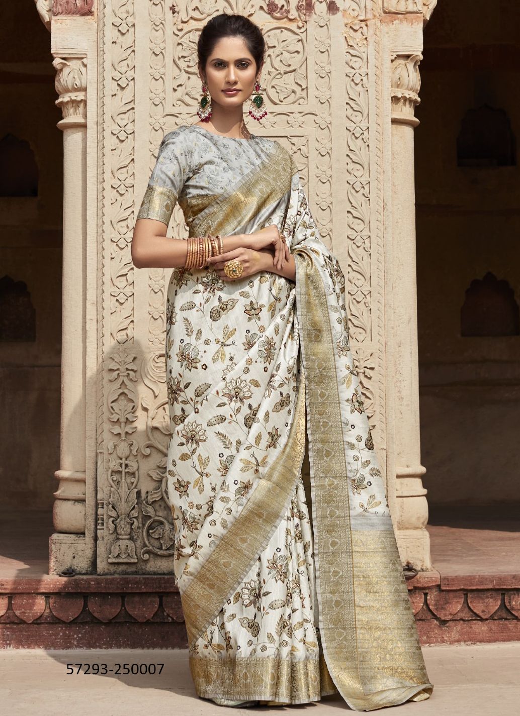 KAVYA SILK - Catalog # 57293 (Set of 8 Sarees) by Brand STROLLAY ®