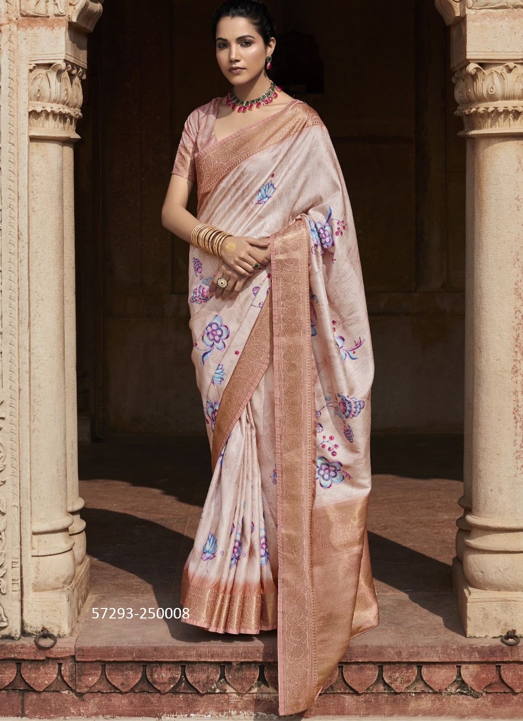 KAVYA SILK - Catalog # 57293 (Set of 8 Sarees) by Brand STROLLAY ®