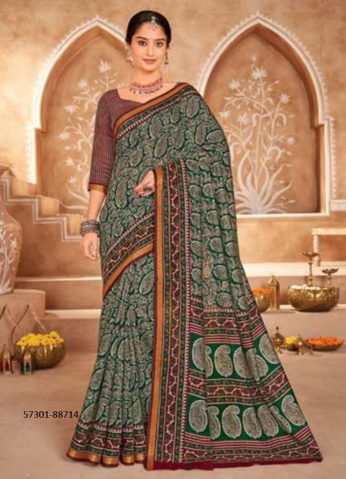 MONALISA - Catalog # 57301 (Set of 12 Sarees) by Brand VIPUL FASHIONS