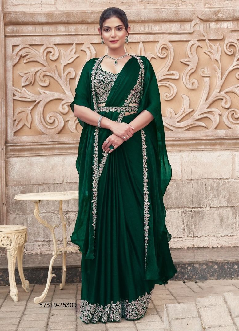 LUNA - Catalog # 57319 (Set of 13 Sarees) by Brand MAHOTSAV