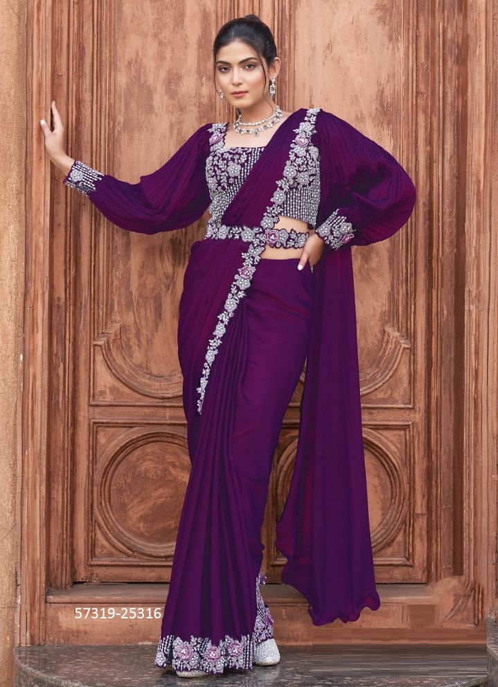 LUNA - Catalog # 57319 (Set of 13 Sarees) by Brand MAHOTSAV