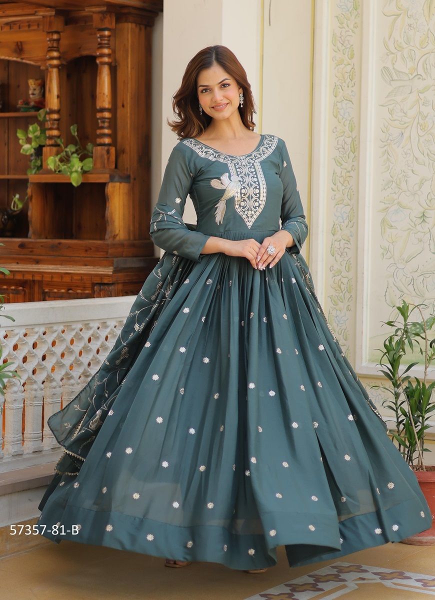 SERIES 81 - Catalog # 57357 (Set of 2 Readymade Gowns) by Brand STROLLAY ®