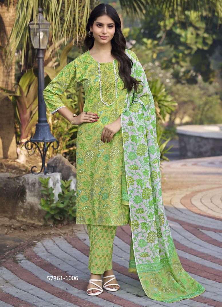 MILLIE - Catalog # 57361 (Set of 6 Readymade Salwar Suits) by Brand OSSM