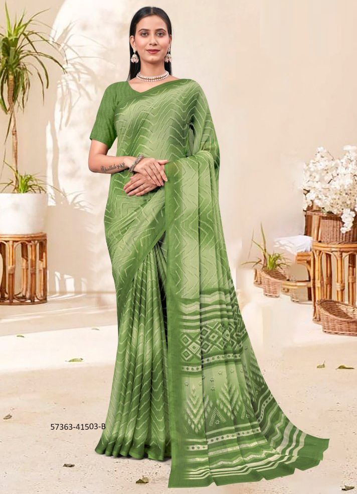 LEHERIYA SPECIAL 3 - Catalog # 57363 (Set of 6 Sarees) by Brand RUCHI SAREES