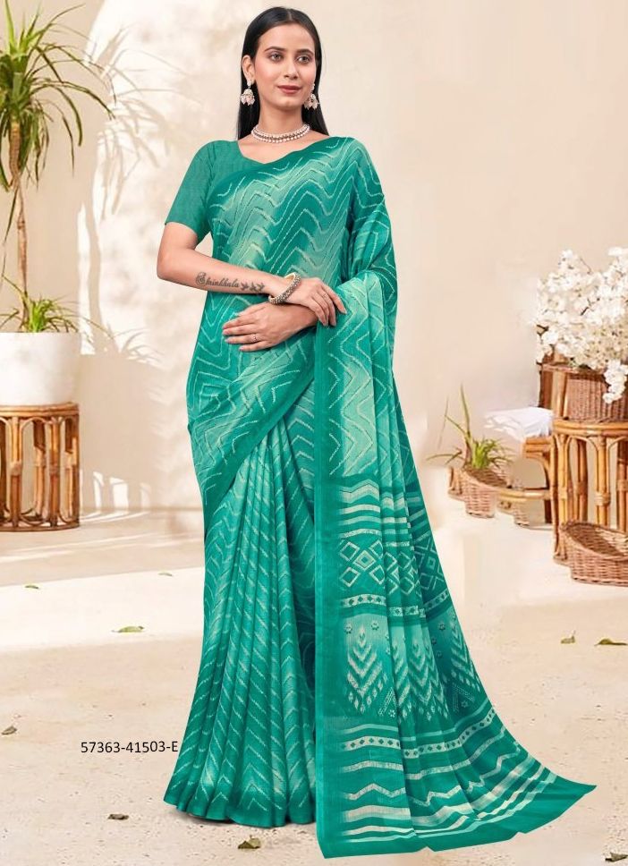 LEHERIYA SPECIAL 3 - Catalog # 57363 (Set of 6 Sarees) by Brand RUCHI SAREES