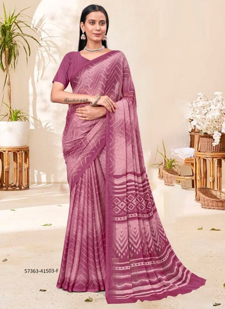 LEHERIYA SPECIAL 3 - Catalog # 57363 (Set of 6 Sarees) by Brand RUCHI SAREES