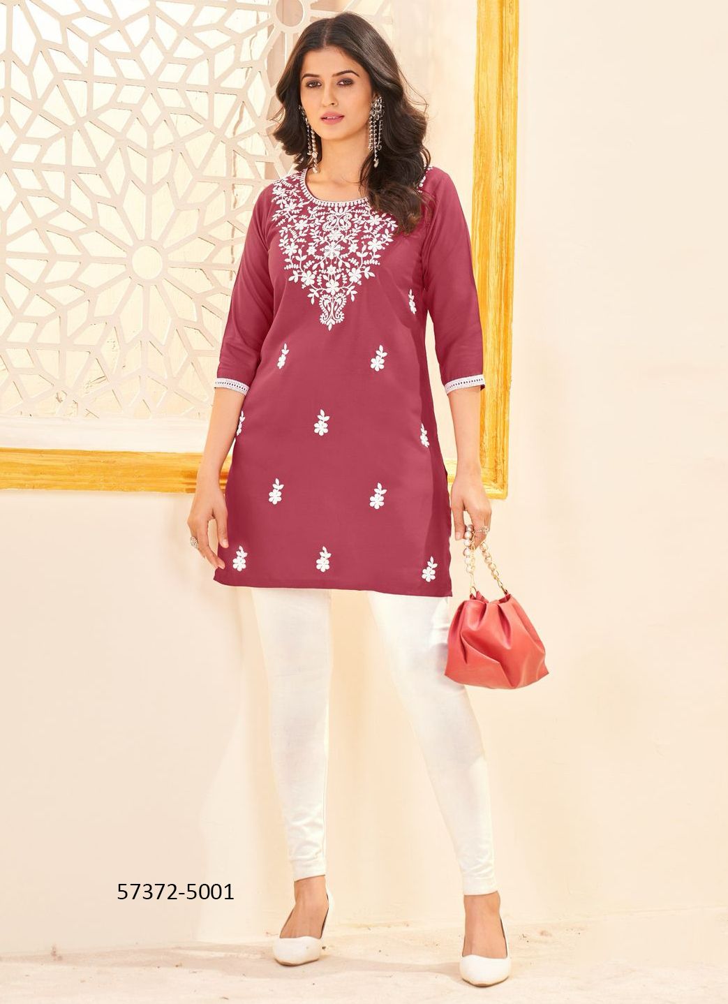 AMELIA 5 - Catalog # 57372 (Set of 7 Readymade Women's Kurtis / Tops) by Brand BLUE HILLS AMELIA 5 - Catalog # 57372 (Set of 7 Readymade Women's Kurtis / Tops) by Brand BLUE HILLS