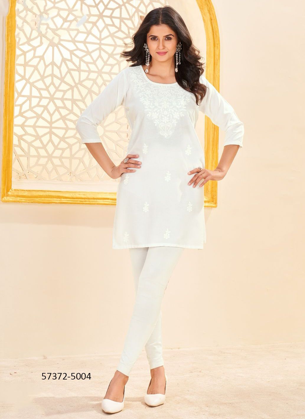 AMELIA 5 - Catalog # 57372 (Set of 7 Readymade Women's Kurtis / Tops) by Brand BLUE HILLS AMELIA 5 - Catalog # 57372 (Set of 7 Readymade Women's Kurtis / Tops) by Brand BLUE HILLS
