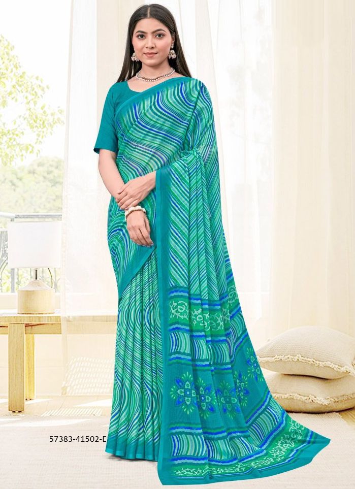 LEHERIYA SPECIAL 2 - Catalog # 57383 (Set of 6 Sarees) by Brand RUCHI SAREES