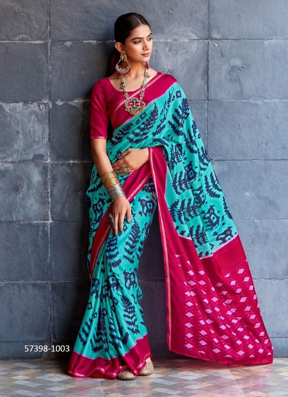 PARNITA - Catalog # 57398 (Set of 10 Sarees) by Brand SR SAREES