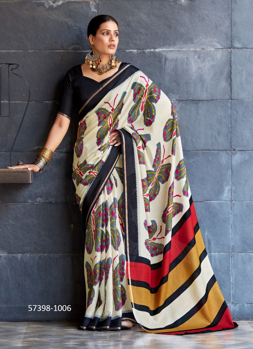 PARNITA - Catalog # 57398 (Set of 10 Sarees) by Brand SR SAREES