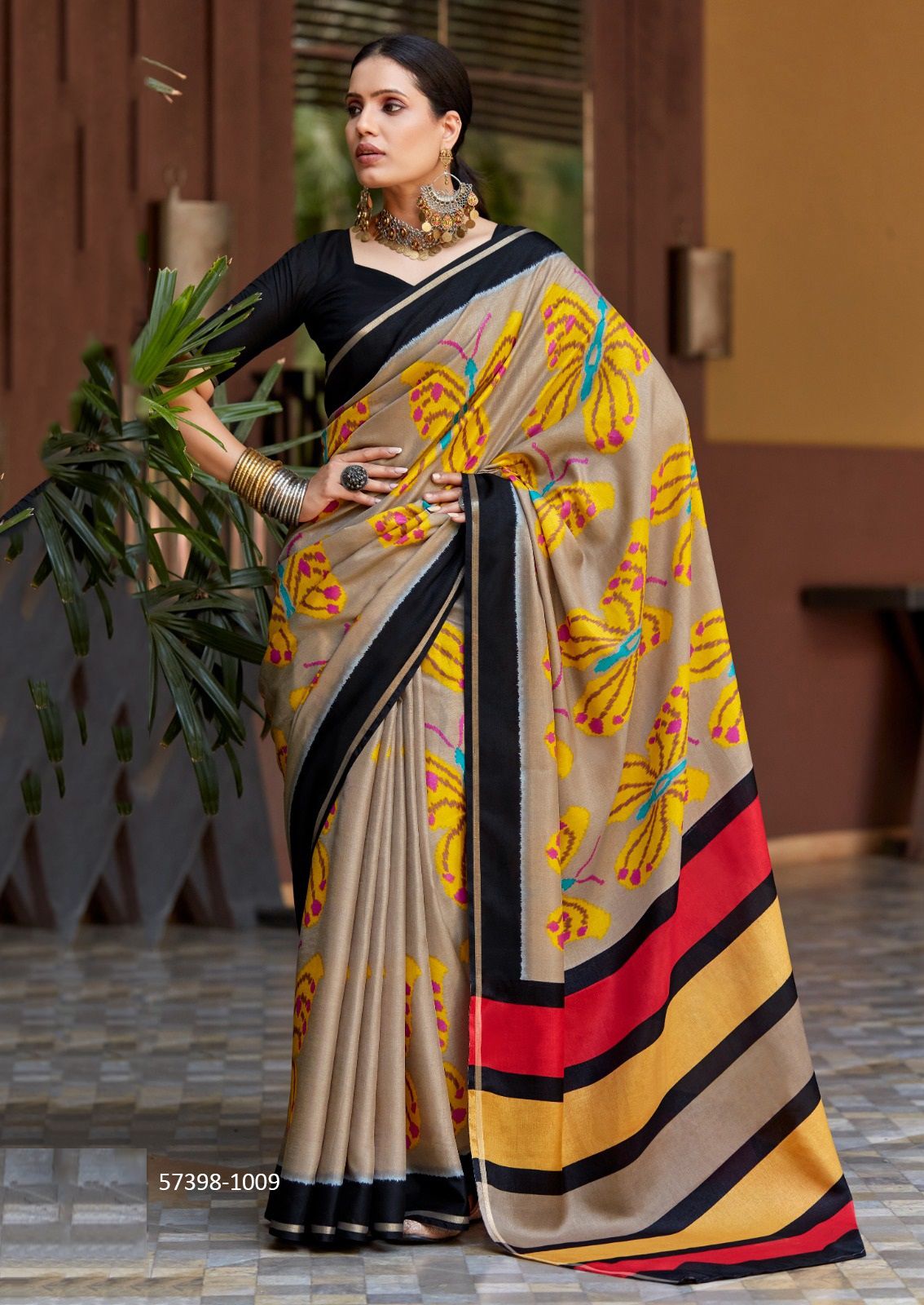 PARNITA - Catalog # 57398 (Set of 10 Sarees) by Brand SR SAREES