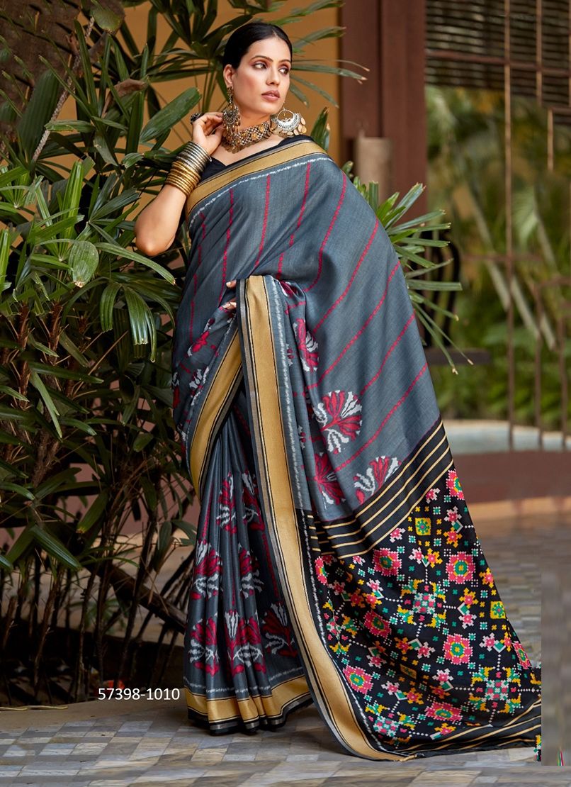 PARNITA - Catalog # 57398 (Set of 10 Sarees) by Brand SR SAREES