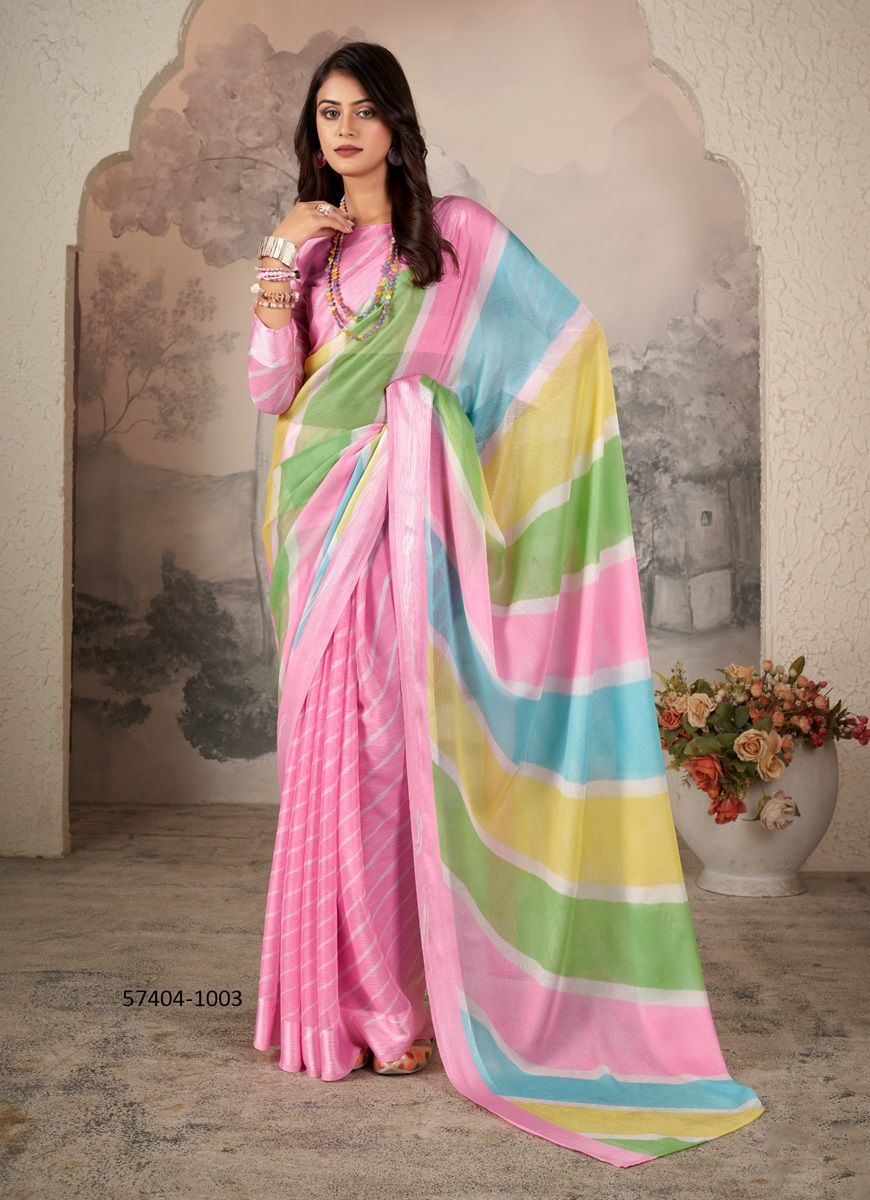AAVI DHAGA - Catalog # 57404 (Set of 8 Sarees) by Brand SR SAREES