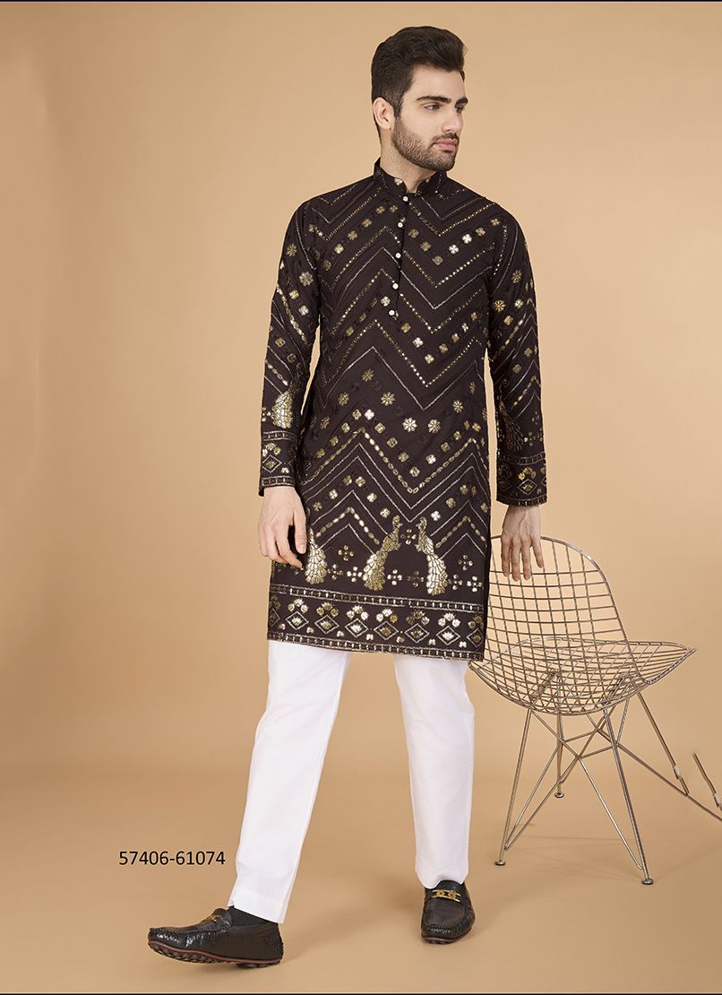 HERITAGE VASTRA - Catalog # 57406 (Set of 6 Men's Ethnic Wear) by Brand STROLLAY ®