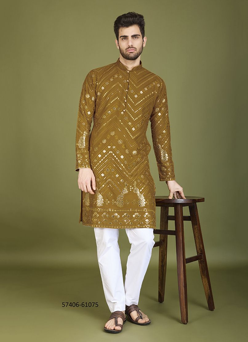 HERITAGE VASTRA - Catalog # 57406 (Set of 6 Men's Ethnic Wear) by Brand STROLLAY ®
