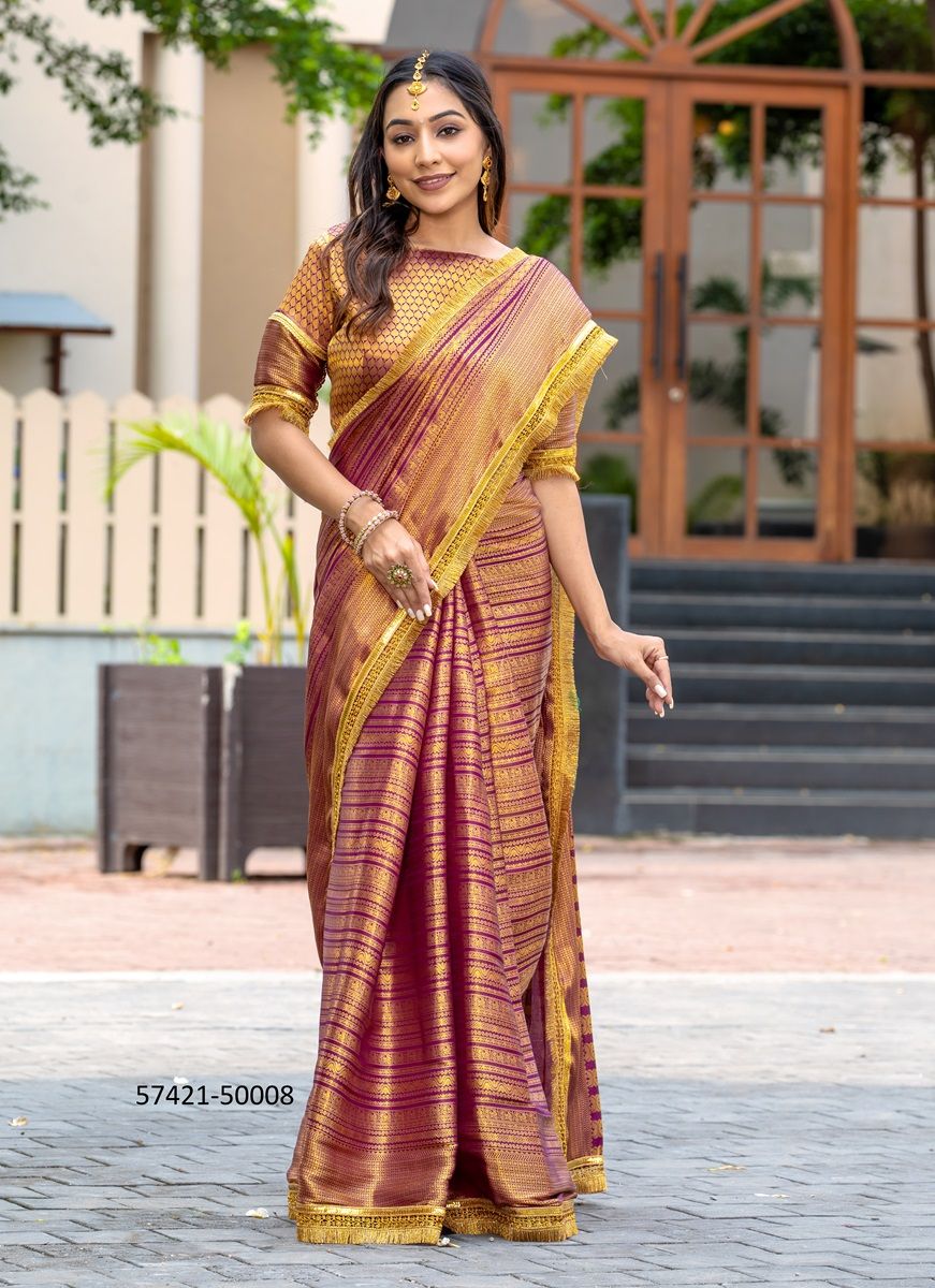 ROYALIKA - Catalog # 57421 (Set of 10 Sarees) by Brand S-ETHNIC LIFESTYLE ROYALIKA - Catalog # 57421 (Set of 10 Sarees) by Brand S-ETHNIC LIFESTYLE