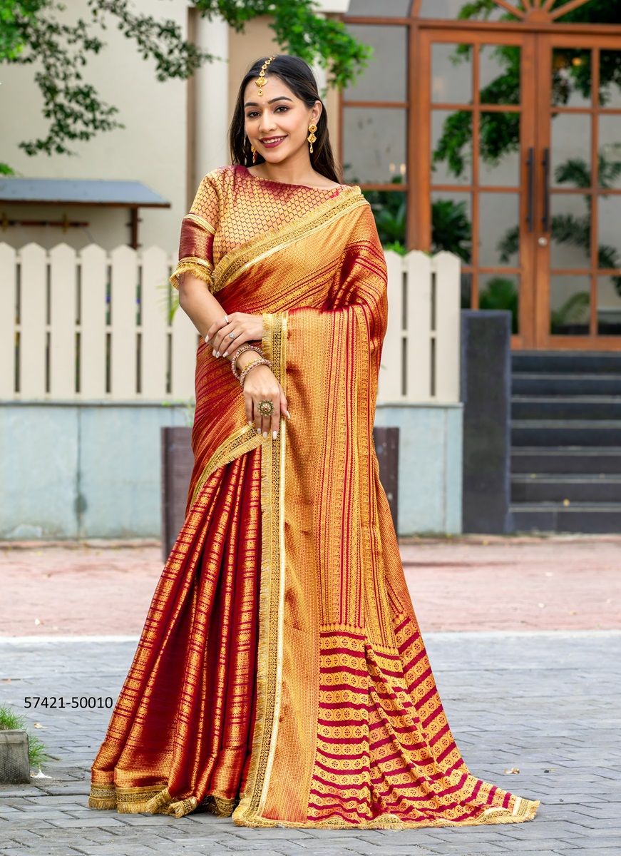 ROYALIKA - Catalog # 57421 (Set of 10 Sarees) by Brand S-ETHNIC LIFESTYLE ROYALIKA - Catalog # 57421 (Set of 10 Sarees) by Brand S-ETHNIC LIFESTYLE