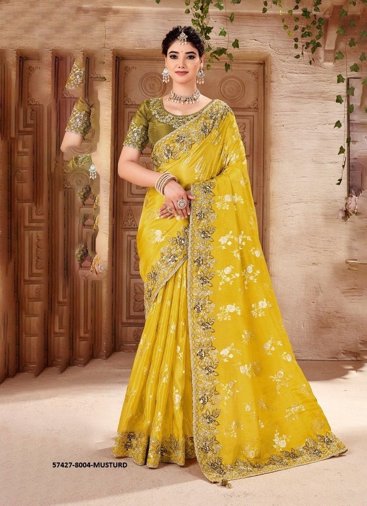 HIT COLORS - Catalog # 57427 (Set of 7 Sarees) by Brand SULAKSHMI SAREES HIT COLORS - Catalog # 57427 (Set of 7 Sarees) by Brand SULAKSHMI SAREES