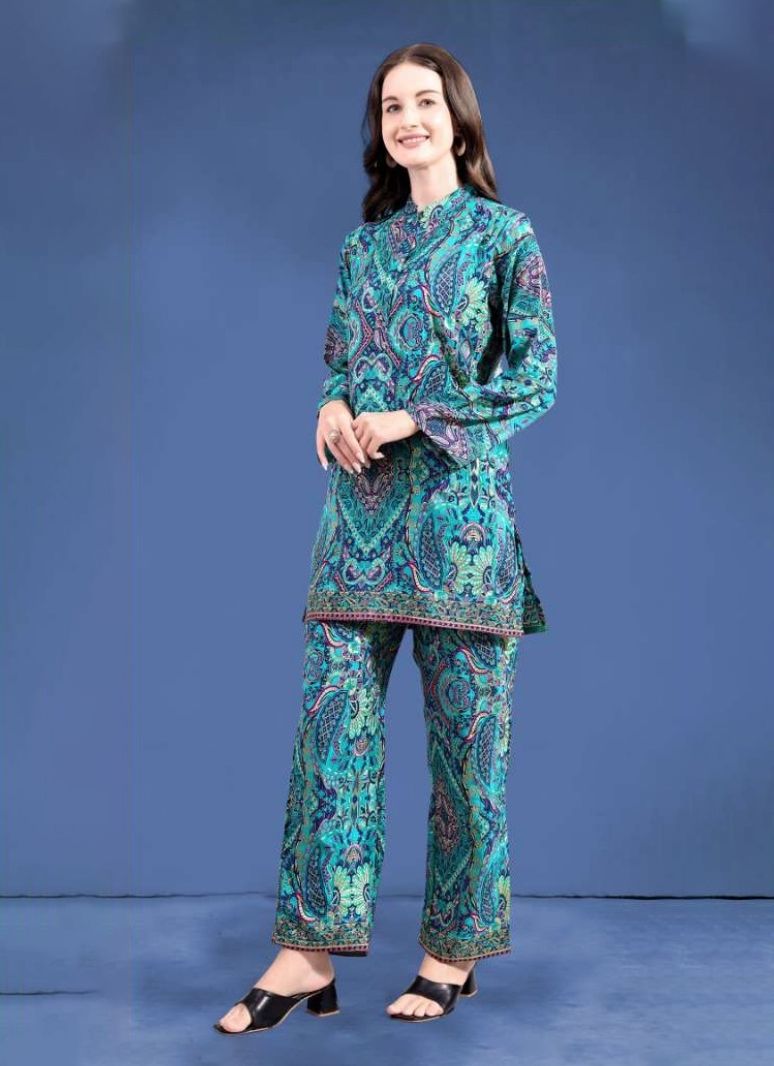 SILK CO-ORD SET 9 - Catalog # 57431 (Set of 6 Tops With Bottoms) by Brand STROLLAY ®