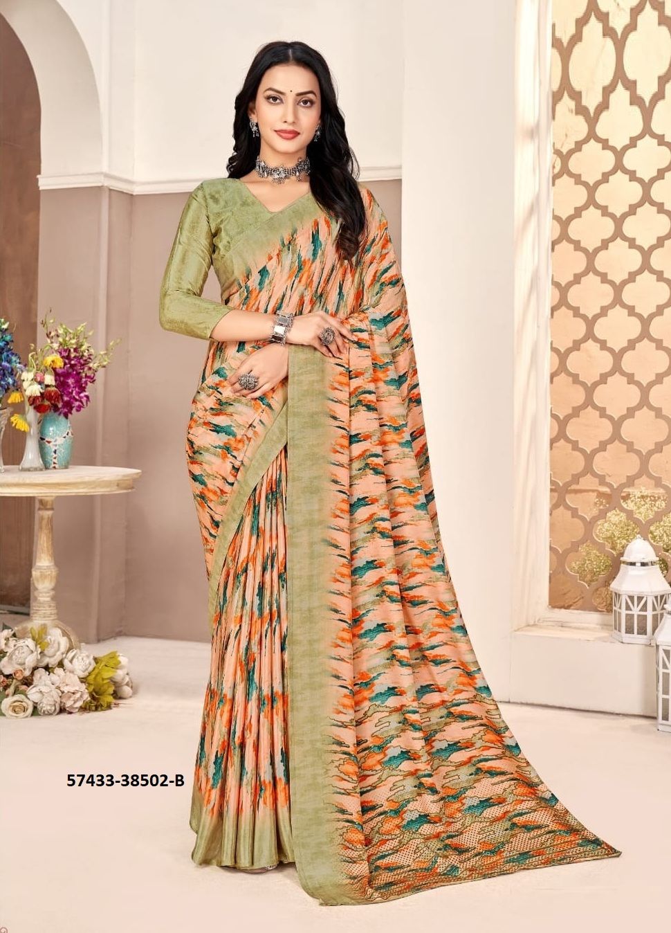 VIVANTA SILK 40 - Catalog # 57433 (Set of 12 Sarees) by Brand RUCHI SAREES