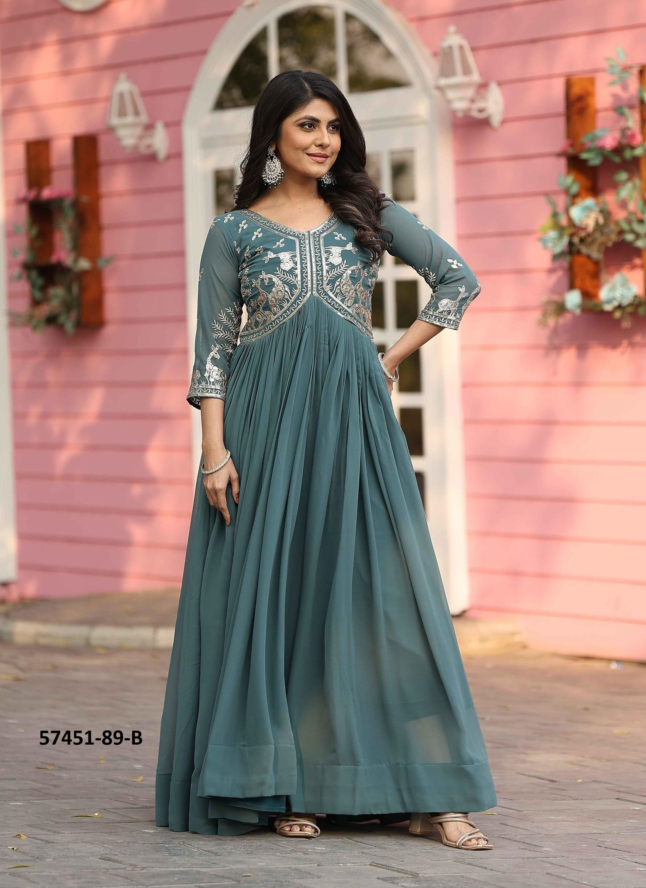 SERIES 89 - Catalog # 57451 (Set of 2 Readymade Gowns) by Brand STROLLAY ®