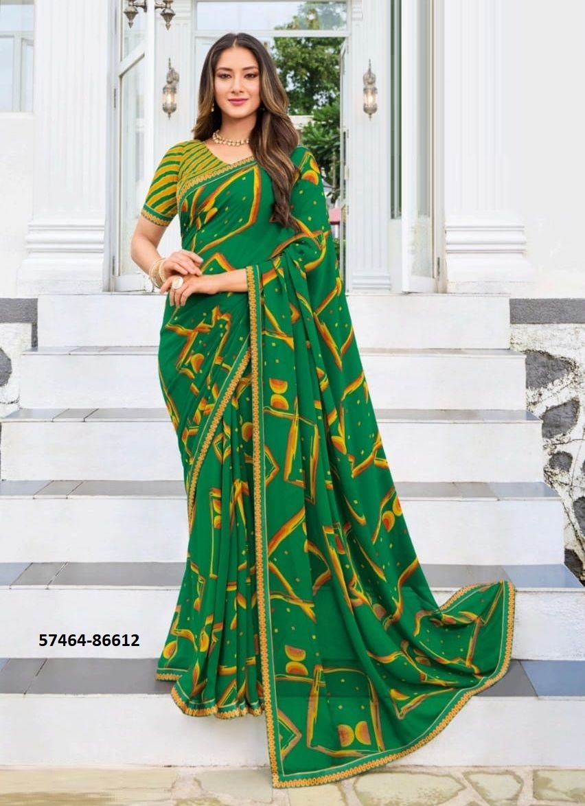 SAUGAAT - Catalog # 57464 (Set of 8 Sarees) by Brand VIPUL FASHIONS