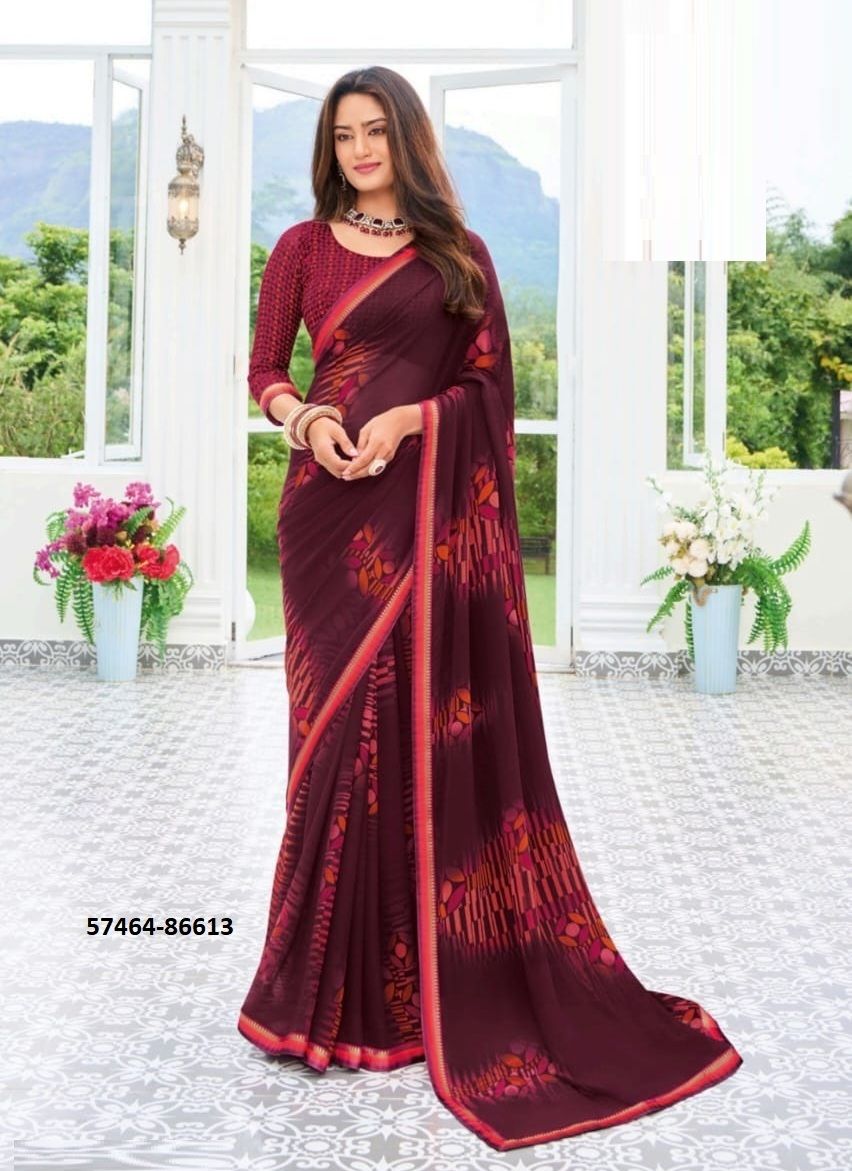 SAUGAAT - Catalog # 57464 (Set of 8 Sarees) by Brand VIPUL FASHIONS
