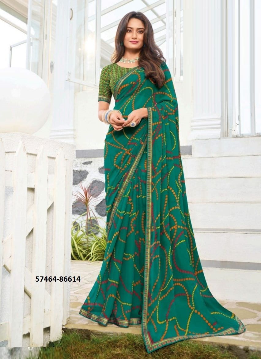 SAUGAAT - Catalog # 57464 (Set of 8 Sarees) by Brand VIPUL FASHIONS