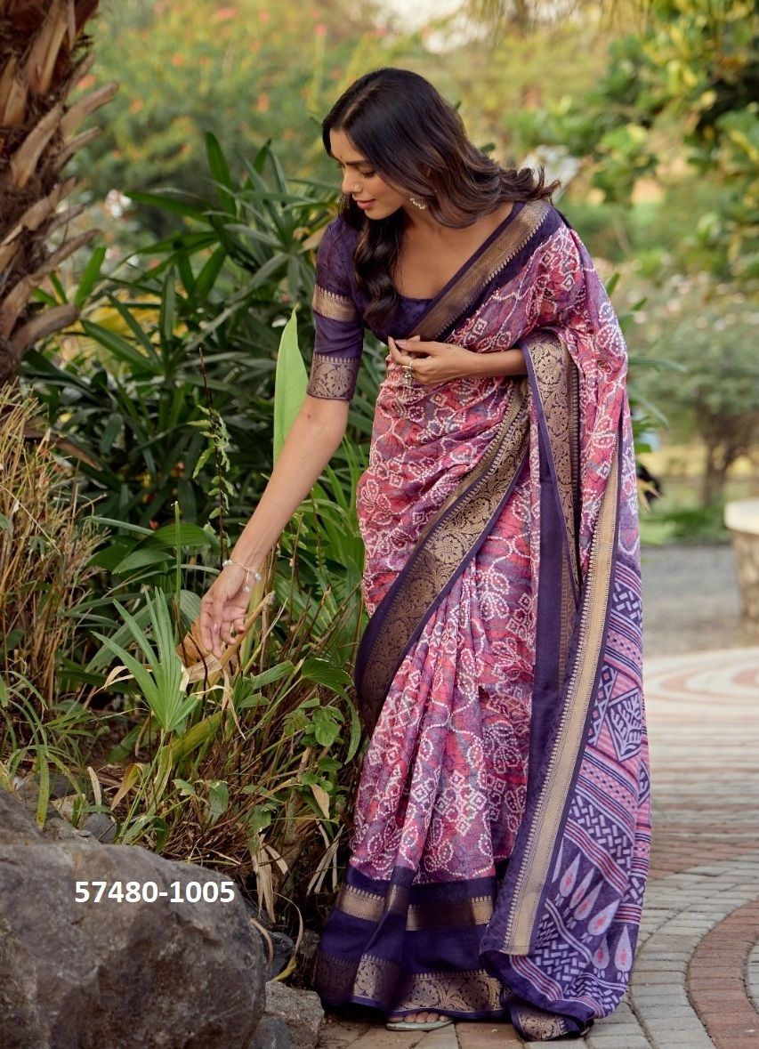 MUKUNDA - Catalog # 57480 (Set of 10 Sarees) by Brand SR SAREES