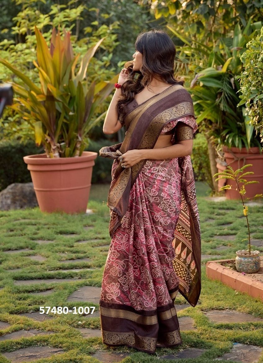 MUKUNDA - Catalog # 57480 (Set of 10 Sarees) by Brand SR SAREES