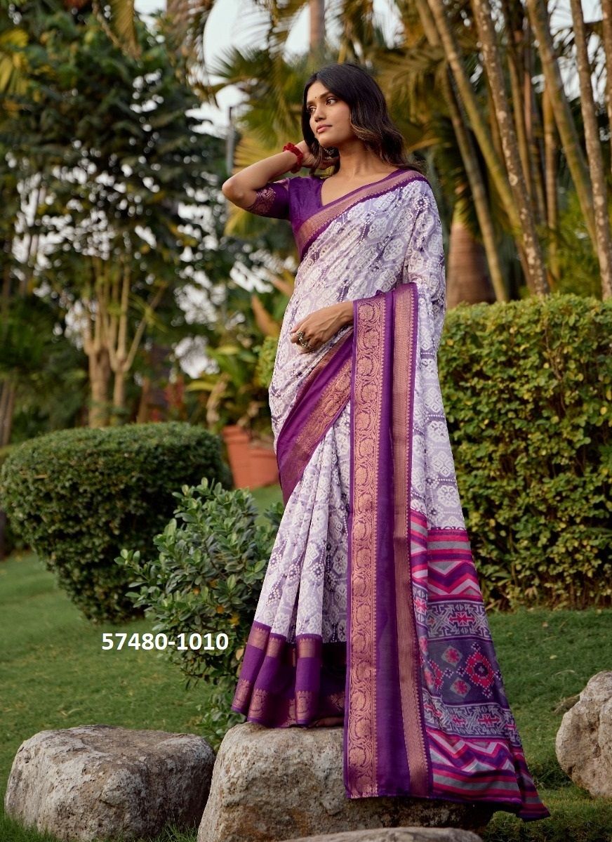 MUKUNDA - Catalog # 57480 (Set of 10 Sarees) by Brand SR SAREES