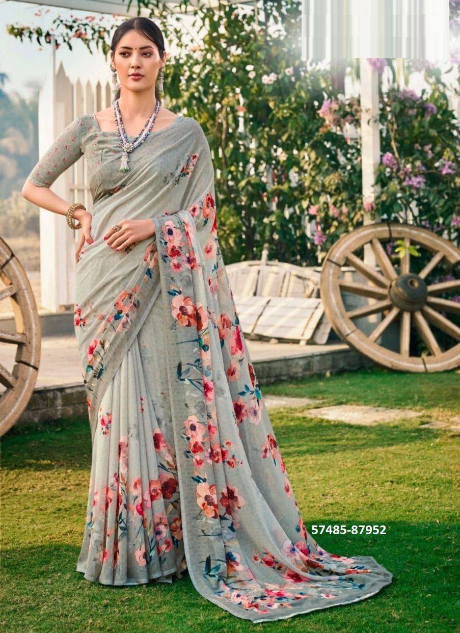 RIDDHI 14 - Catalog # 57485 (Set of 9 Sarees) by Brand VIPUL FASHIONS