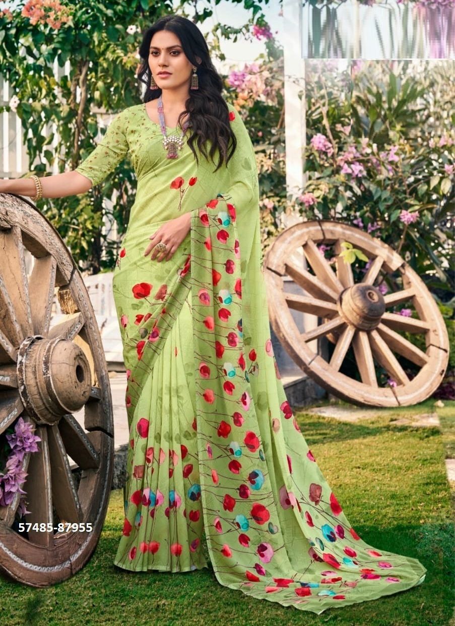 RIDDHI 14 - Catalog # 57485 (Set of 9 Sarees) by Brand VIPUL FASHIONS