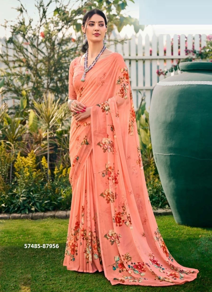 RIDDHI 14 - Catalog # 57485 (Set of 9 Sarees) by Brand VIPUL FASHIONS
