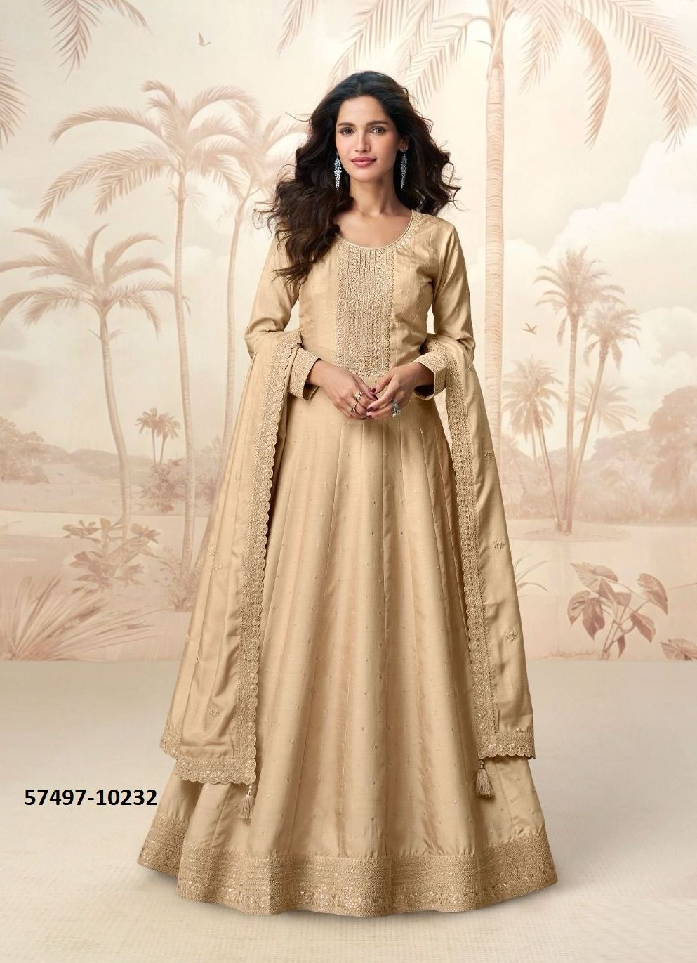 RAAGINI - Catalog # 57497 (Set of 5 Readymade Gowns) by Brand AASHIRWAD