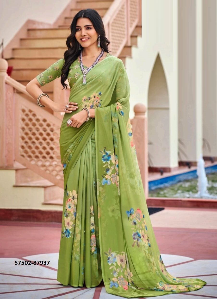 TWISHA - Catalog # 57502 (Set of 12 Sarees) by Brand VIPUL FASHIONS