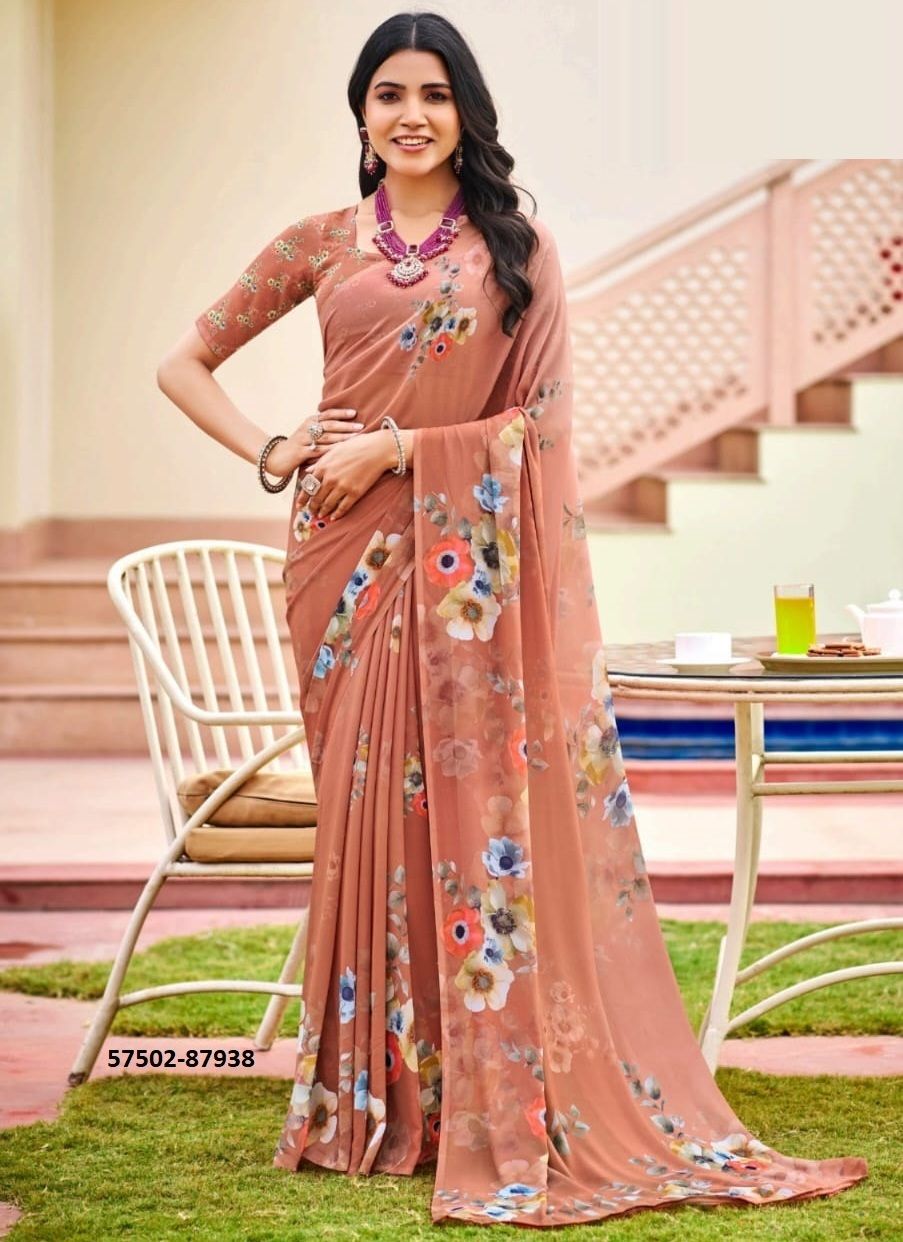 TWISHA - Catalog # 57502 (Set of 12 Sarees) by Brand VIPUL FASHIONS