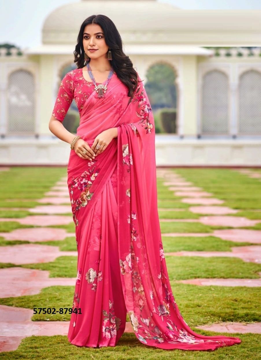 TWISHA - Catalog # 57502 (Set of 12 Sarees) by Brand VIPUL FASHIONS