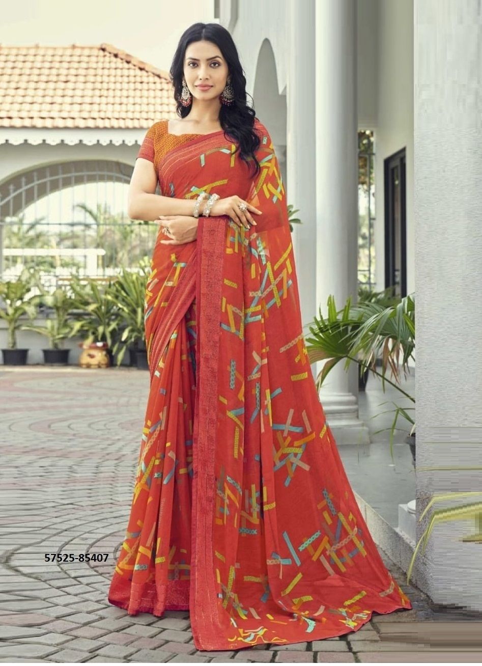 SHIVANI 2 - Catalog # 57525 (Set of 12 Sarees) by Brand VIPUL FASHIONS