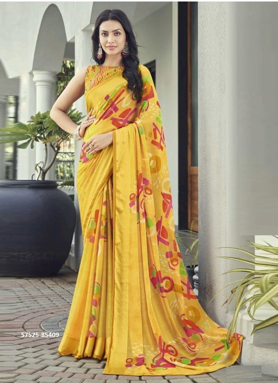 SHIVANI 2 - Catalog # 57525 (Set of 12 Sarees) by Brand VIPUL FASHIONS