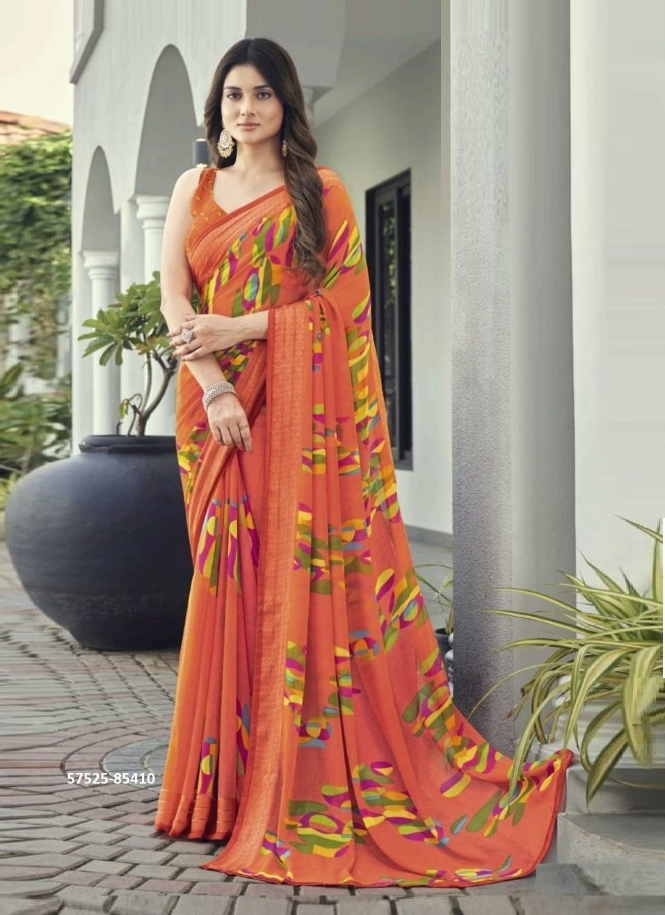 SHIVANI 2 - Catalog # 57525 (Set of 12 Sarees) by Brand VIPUL FASHIONS