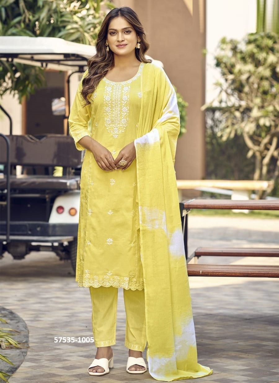 MANTRA - Catalog # 57535 (Set of 6 Readymade Salwar Suits) by Brand OSSM