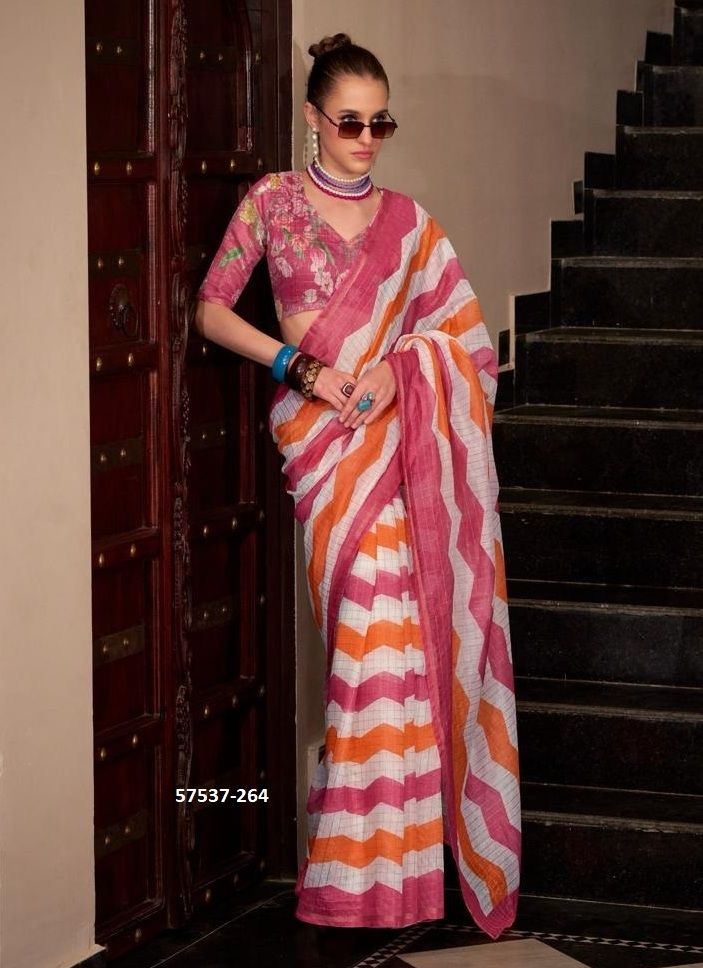 RANG DE BASANTI - Catalog # 57537 (Set of 10 Sarees) by Brand STROLLAY ®