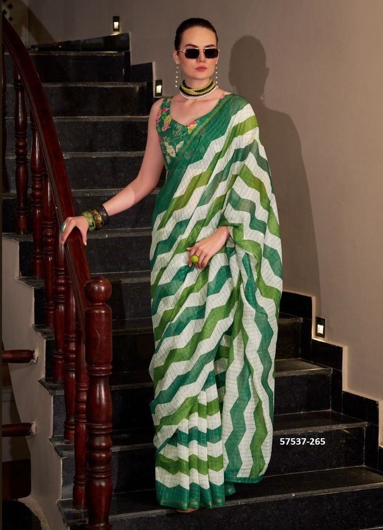RANG DE BASANTI - Catalog # 57537 (Set of 10 Sarees) by Brand STROLLAY ®