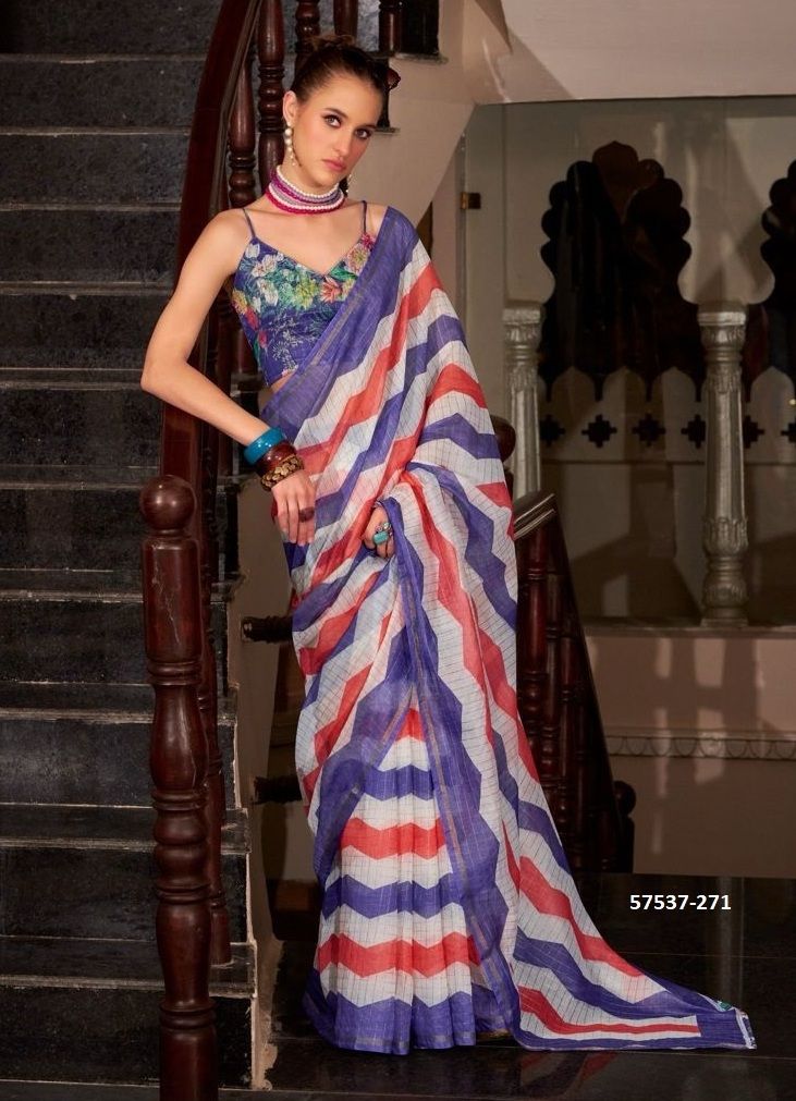 RANG DE BASANTI - Catalog # 57537 (Set of 10 Sarees) by Brand STROLLAY ®