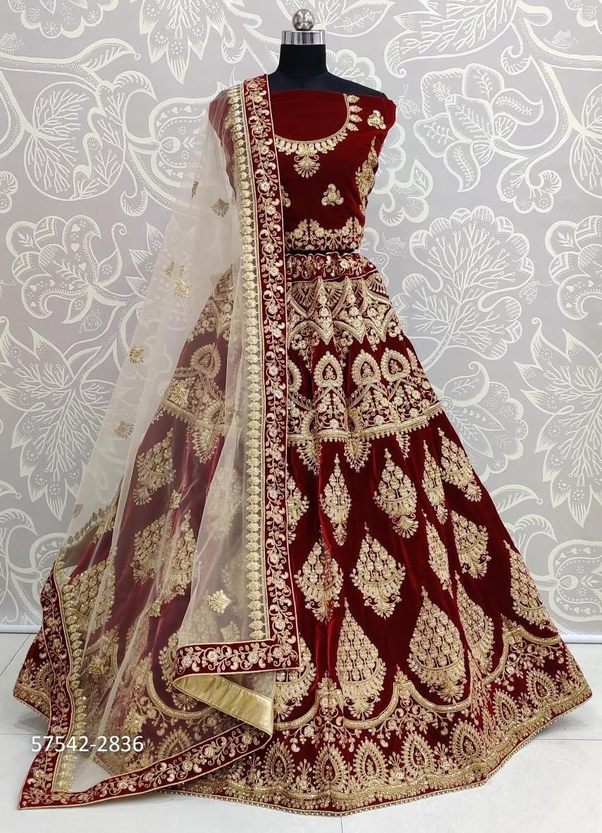 SERIES 2830-2842 - Catalog # 57542 (Set of 25 Semi-Stitched Lehengas) by Brand STROLLAY ®