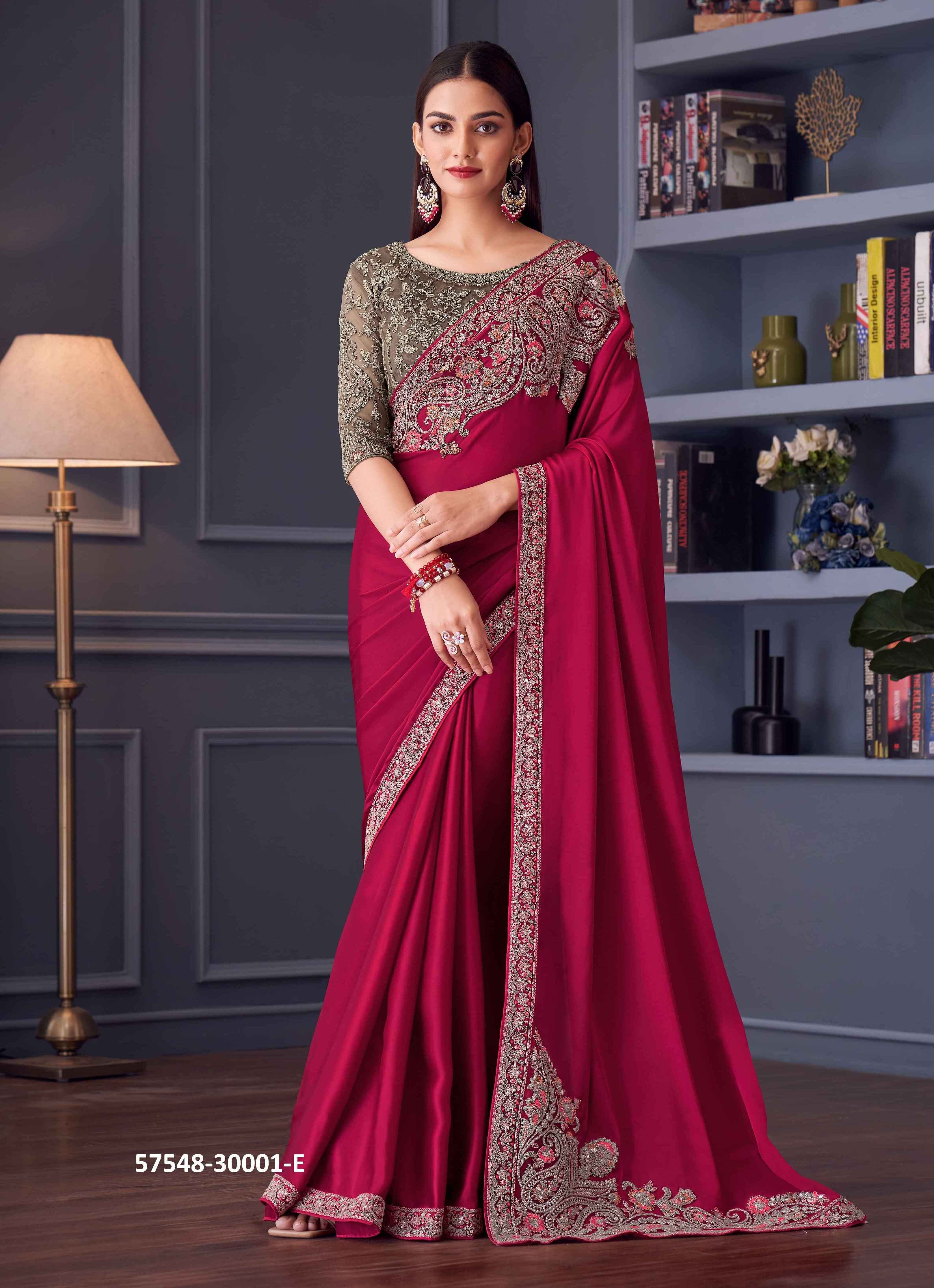 SILVER SCREEN 30001 COLORS - Catalog # 57548 (Set of 7 Sarees) by Brand THE FASHION HUB SILVER SCREEN 30001 COLORS - Catalog # 57548 (Set of 7 Sarees) by Brand THE FASHION HUB
