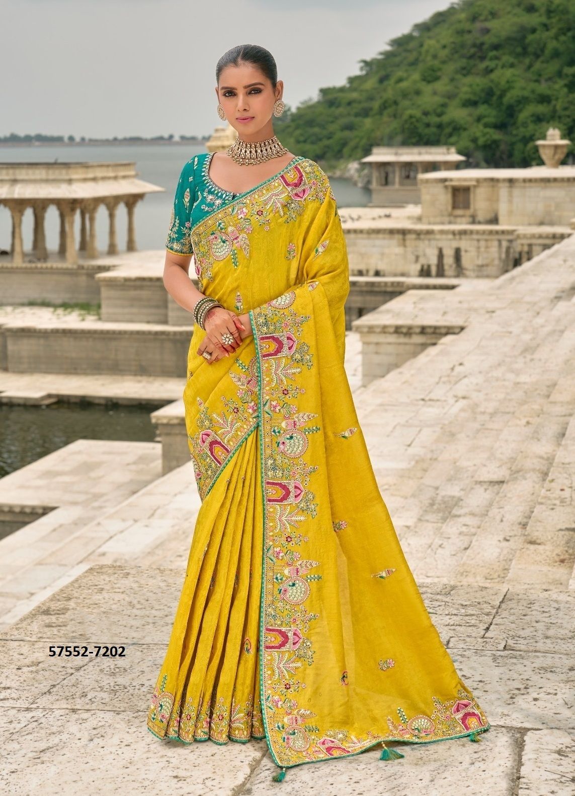 ANAARA 7201-7209 - Catalog # 57552 (Set of 6 Sarees) by Brand TATHASTU ANAARA 7201-7209 - Catalog # 57552 (Set of 6 Sarees) by Brand TATHASTU